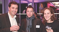 Philippe Bourriot (Mediapost), Arnaud Dubin et Sophie Dobel (Mediapost).