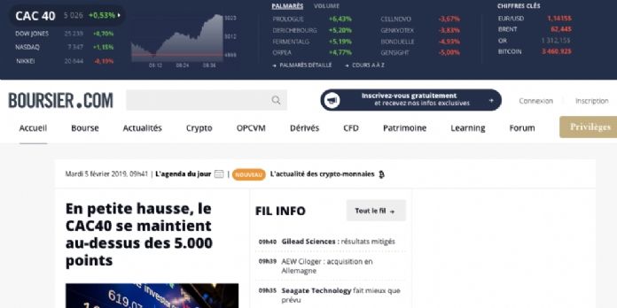 Boursier.com passe dans les mains du Groupe Les Echos-Le Parisien