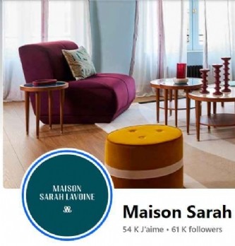 Maison Sarah Lavoine utilise la fonction "Catalogue" de Meta pour doper ses ventes